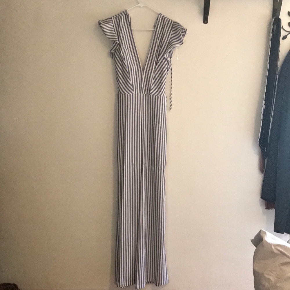 Blue and white Jumpsuit